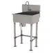 Advance Tabco WSS-16-25KV-FM 22" Freestanding Hand Sink w/Hands Free Faucet-Single Knee Valve/16 g 1 image