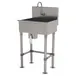 Advance Tabco WSS-16-31KV-FM 31" Freestanding Hand Sink w/Hands Free Faucet-Single Knee Valve/16 g 1 image