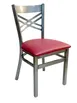 AAA Furniture Wholesale 310/CLEAR COAT GR4 Indoor Side Chair with Upholstered Seat 1 image