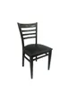 AAA Furniture Wholesale 311/WN GR5 Indoor Side Chair with Upholstered Seat 1 image