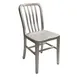 AAA Furniture Wholesale 801 Aluminum Outdoor Side Chair with Slat Back 1 image