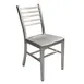 AAA Furniture Wholesale 805A Aluminum Outdoor Side Chair with Ladder Back 1 image