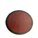 AAA Furniture Wholesale RMWT36R Round Resin Table Top, 36" Dia., Mahogany Finish Inlay, Walnut Edge 1 image