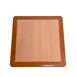 AAA Furniture Wholesale RNOT2424 Square Resin Table Top, 24" x 24", Dual Color, Natural Finish Inlay, Oak Finish Edge 1 image