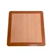 AAA Furniture Wholesale RNOT3636 Square Resin Table Top, 36" x 36", Dual Color, Natural Finish Inlay, Oak Finish Edge 1 image
