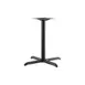AAA Furniture Wholesale TB3030BH Bar Height Table Base, 30x30, Black Matte Finish, 3 Dia. Column 1 image
