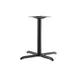 AAA Furniture Wholesale TB3333 Cast Iron Restaurant Table Base, 33x33, Dining Height, Black Wrinkle Finish 1 image