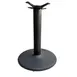 AAA Furniture Wholesale TBR18 18" Dining Height Table Base, Black Matte Finish, 3" Column, Cast Iron 1 image