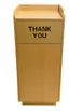AAA Furniture Wholesale TRASH RECEPTACLE/NATURAL, Trash Receptacle, single 1 image