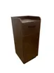 AAA Furniture Wholesale TRASH RECEPTACLE/WALNUT, Trash Receptacle, single 1 image