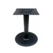AAA Furniture Wholesale TRB18BH 18" Bar Height Table Base, Black Matte Finish, 3" Column, Cast Iron 1 image
