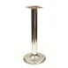 AAA Furniture Wholesale TSR12BH Bar Height Chrome Table Base, 12" Bolt-Down Base, Stainless Steel, 3" Column 1 image