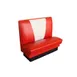AAA Furniture Wholesale VB48D-DUCE GR6 Duce Booth, V-Shape Back and Upholstered Seat, Grade 6 Uph 1 image
