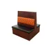 AAA Furniture Wholesale WC42D-DUCE GR6 Duce Booth, Wood Back and Upholstered Seat, Grade 6 Uph 1 image