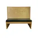 AAA Furniture Wholesale WFB36S-DUCE GR4 Duce Booth, Wood Back and Upholstered Seat, Grade 4 Uph 1 image