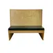 AAA Furniture Wholesale WFB48S-DUCE GR4 Duce Booth, Wood Back and Upholstered Seat, Grade 4 Uph 1 image