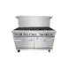 Atosa USA AGR-10B-LP 60" Liquid Propane Gas Restaurant Range w/ (10) Open Burners, 374.000 BTU 2 image