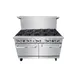 Atosa USA AGR-10B-NG 60" Gas Restaurant Range w/ (10) Open Burners & (2) Ovens, 374.000 BTU 1 image