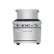 Atosa USA AGR-6B-NG 36" Gas Restaurant Range w/ (6) Open Burners, (1) Oven, 219.000 BTU 2 image