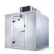 AmeriKooler QC060682**NBSC 6' x 6' Indoor Quick Ship Walk-In Cooler without Floor, Self-Contained 1 image