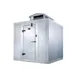 AmeriKooler QC081082**NBSC-O 8' x 10' Outdoor Quick Ship Walk-In Cooler without Floor, Self-Contained 1 image