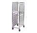 Winholt AL-1820BKD-HD 20 Pan Full Height Mobile End Load Aluminum Bun / Sheet Pan Rack 1 image