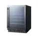 Summit ALBV2466 23-1/2" Countertop Beverage Merchandiser Refrigerator in Black, 4.2 cu. ft. 2 image