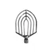 Alfa International 140B "B" Flat Beater/Paddle, 140 Quart, Aluminum Casting 1 image