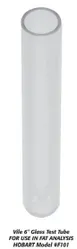 Alfa International HMG-FTT Test Tube, 6" Glass, For Hobart Meat Grinders 1 image
