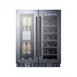 Summit ALFD24WBV 23" Glass Door Wine Refrigerator, Dual Temperature, 21 Bottles 3 image