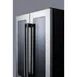 Summit ALFD24WBV 23" Glass Door Wine Refrigerator, Dual Temperature, 21 Bottles 4 image