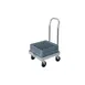 Alluserv ARD01 Aluminum Glass Rack Dolly, 20x20, 700 lb, Silver, 5 Swivel Casters 1 image