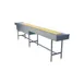 Alluserv FBC20 Stainless Steel Motorized Fabric Belt Tray Make-Up Conveyor w/ 20 Section 1 image