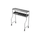 Alluserv SS60SS Stainless Steel Straddle Patient Tray Starter Station - 60″L x 24″D x 61.25″H 1 image