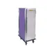 Alluserv TDC24 Stainless Steel 24 Tray Choice Room Service Meal Delivery Cart w/ 1 Compartment 1 image