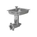 Univex ALMFC12 Meat & Food Grinder Attachment, Fits #12 Hub, Alum., Stainless Pan, 3/16" Plate, #12 Knife 1 image
