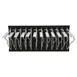 Alpine Industries ADI617-BLK Blueprint Pivot Rack, Wall Mount, Black 1 image