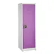 Alpine Industries ADI629-01-PUR Steel Purple Single Tier Storage Locker for Kids - 48"H x 15"W 1 image