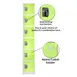 Alpine Industries ADI629-206-GRN Green Steel Storage Locker w/ 6 Doors, 6 Hooks - 72" H x 12" 1 image