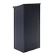 Alpine Industries ADI661-01-BLK Wood Speakers Podium Lectern, Floor Model, 23"W x 15"D, Black Finish 1 image