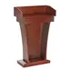 Alpine Industries ADI661-012-CH Stand-Up Podium Lectern, Floor Model, Wood, Cherry Finish, With Drawer 1 image