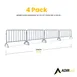 Alpine Industries ADIPR202-01-4-KIT1 Interlocking Barricade, Steel 1 image