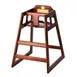 Alpine Industries ALP412-01-MA Baby High Chair, 29"H, Mahogany Finish, Wood, Wide Stance, Permanent T-bar 1 image