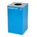 Alpine Industries ALP4450-KIT-BLU-C-CB Metal Recycling Receptacle / Container 1 image