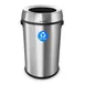 Alpine Industries ALP470-65L-R Recycling Bin Receptacle, 17 Gallon (65 Liter) 1 image