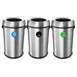 Alpine Industries ALP470-65L-R-T-CO Recycling with Trash & Compost Station 1 image