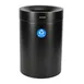 Alpine Industries ALP475-50-BLK-R Recycling Can, 50 Gallon, Stainless Steel 1 image