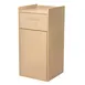 Alpine Industries ALP476-MEO Receptacle Enclosure with Drop Hole & Tray Shelf 1 image