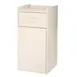 Alpine Industries ALP476-WHI Receptacle Enclosure with Drop Hole & Tray Shelf 1 image