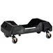 Alpine Industries ALP477-DOLLY Trash Can Dolly, Rectangular, Black 1 image